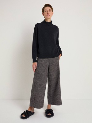 Stand-up collar sweater (GOTS) from LANIUS