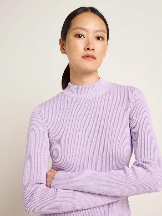 Stand-up collar sweater (GOTS) from LANIUS