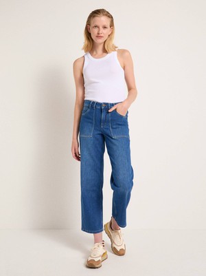 Relaxed jeans with patch pockets (GOTS) from LANIUS