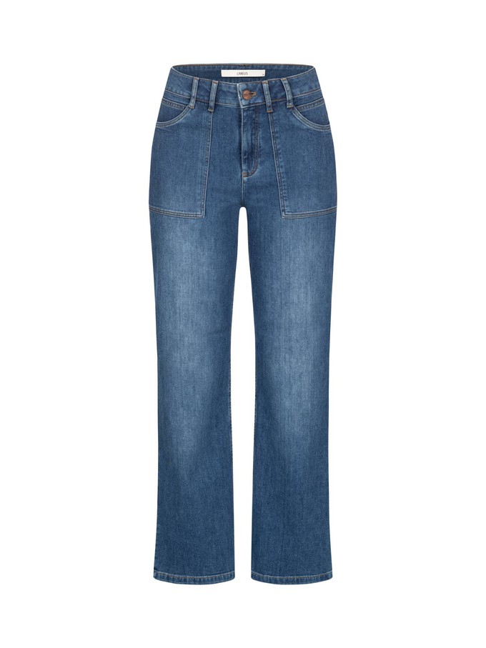 Relaxed jeans with patch pockets (GOTS) from LANIUS