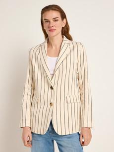 striped blazer (OCS) via LANIUS