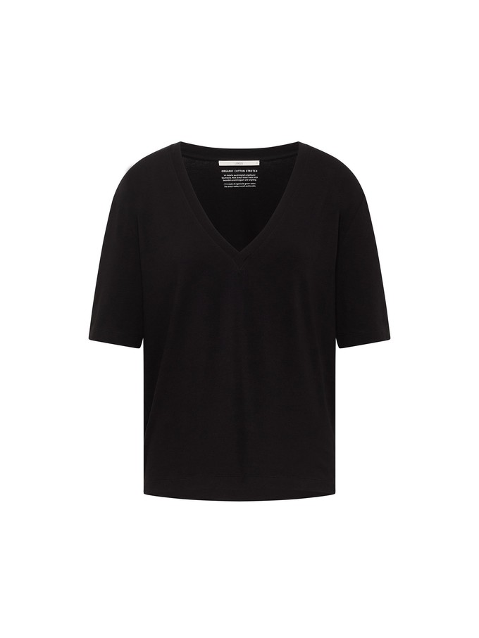 V-neck shirt (GOTS) from LANIUS