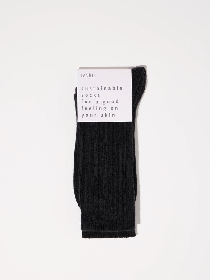 Rib knit socks (GOTS) from LANIUS