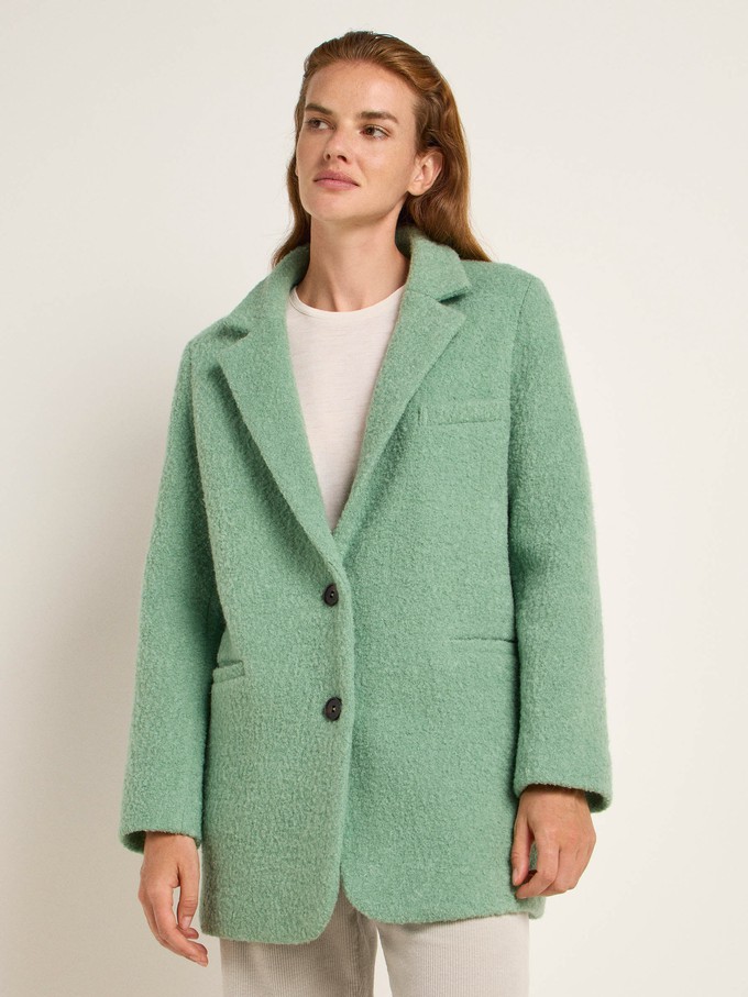 Boucle blazer coat (GOTS) from LANIUS