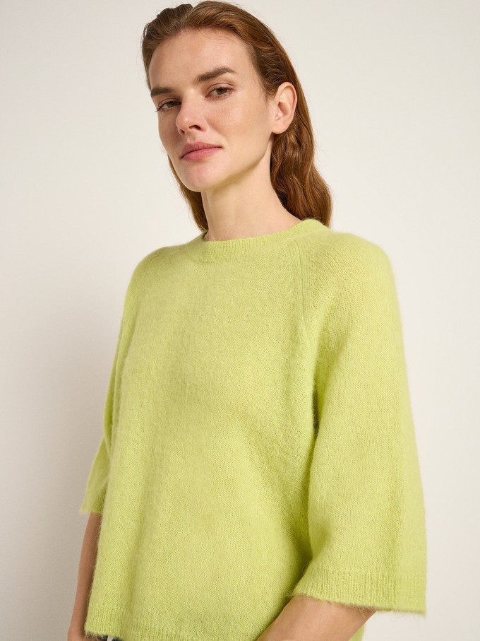 knitted shirt made of alpaca wool from LANIUS