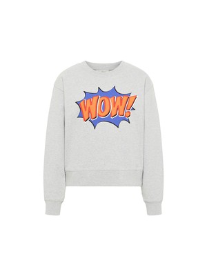 Statement sweatshirt "WOW" (GOTS) from LANIUS