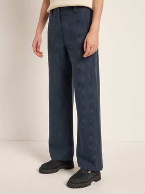 Pinstripe Marlene trousers from LANIUS