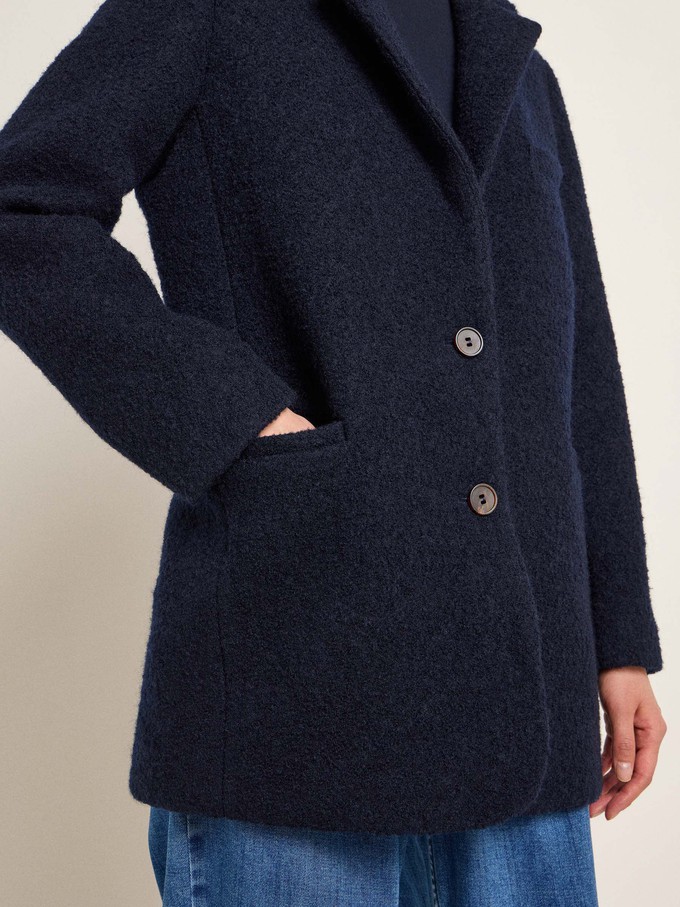 Boucle blazer coat (GOTS) from LANIUS