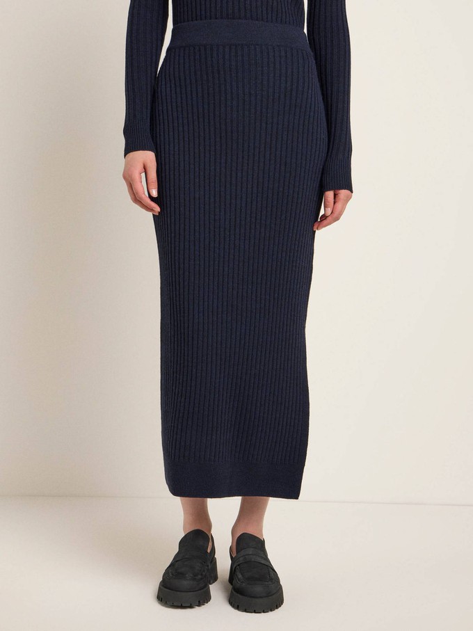 Rib knit skirt (GOTS) from LANIUS