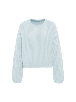 Cable-knit sweater (GOTS) from LANIUS