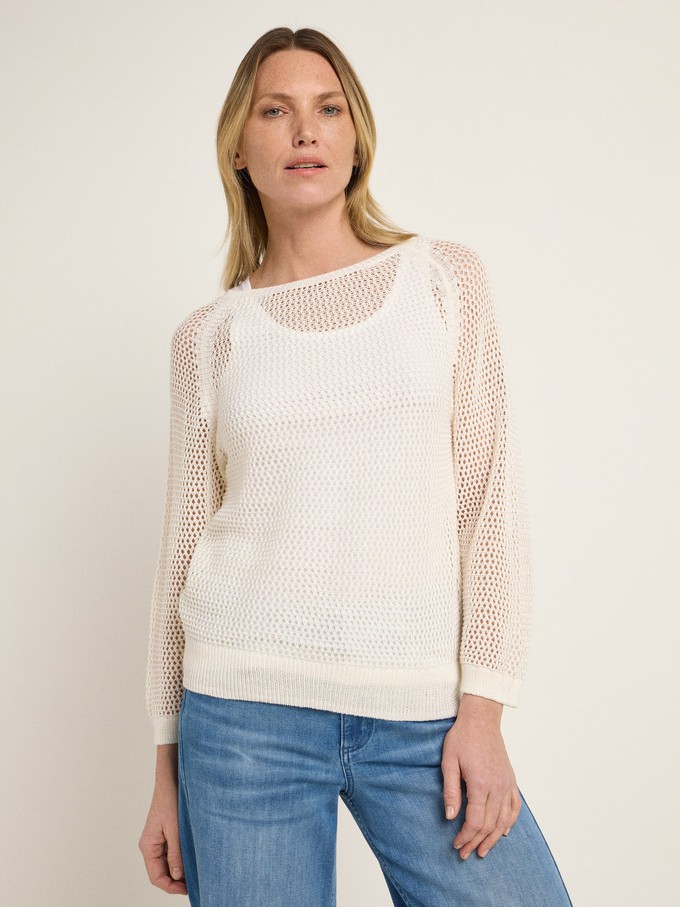 sweater with openwork from LANIUS