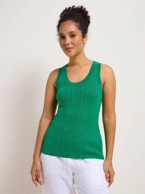 Ribbed knit top (GOTS) from LANIUS