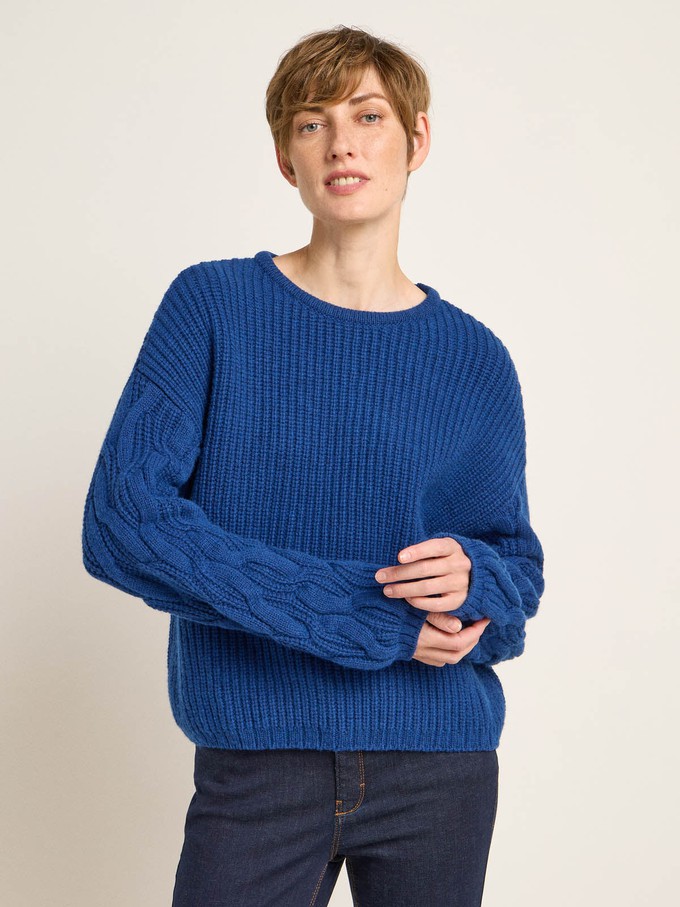 Cable-knit sweater (GOTS) from LANIUS