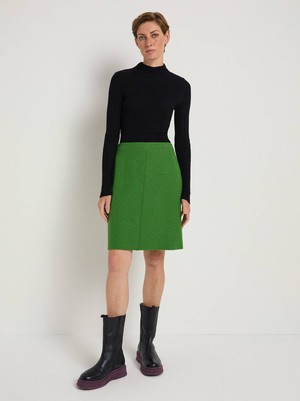 Boiled wool skirt (GOTS) from LANIUS