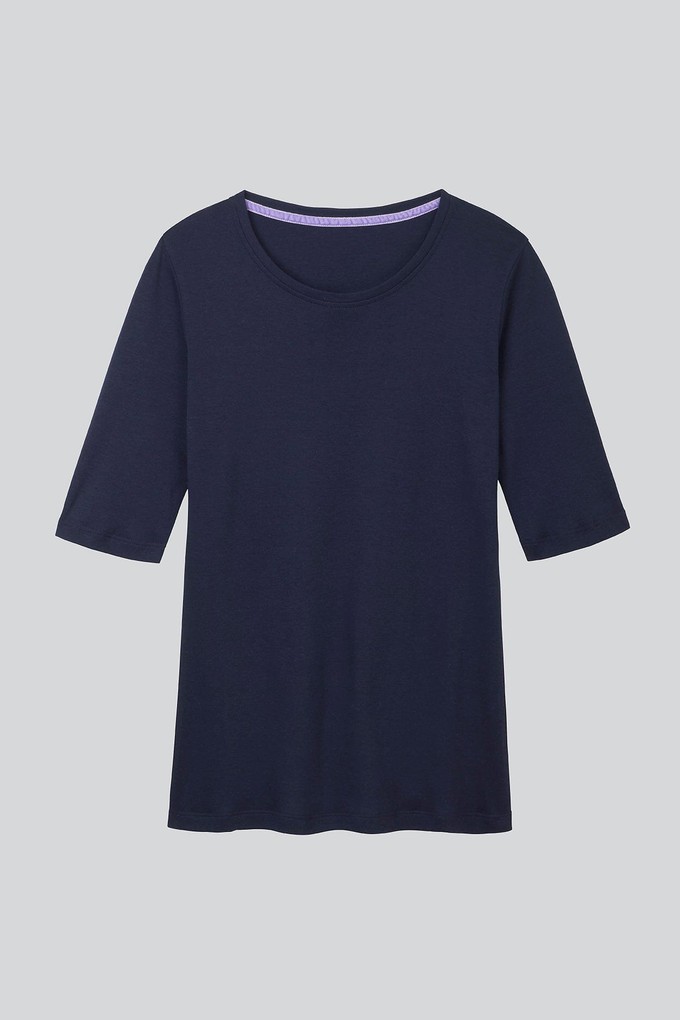 Half Sleeve Crew Neck Cotton Modal Blend T-shirt from Lavender Hill Clothing