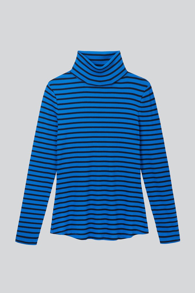 Striped Cotton Roll Neck from Lavender Hill Clothing