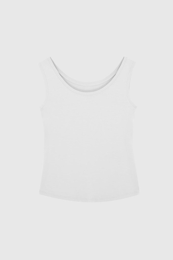 Sleeveless Micro Modal Vest Top from Lavender Hill Clothing