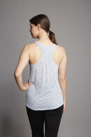 Patterned Scoop Neck Tank from Lavender Hill Clothing