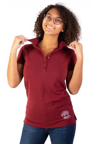 LT-Function Bioactive Polo Burgundy Women from Life-Tree