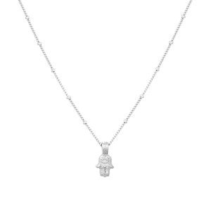 Tiny Hamsa Choker Silver from Loft & Daughter