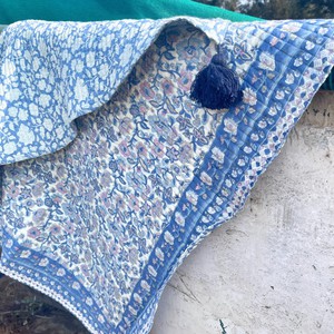 Wanderlust Picnic Blanket- Blue -Outlet from Loft & Daughter