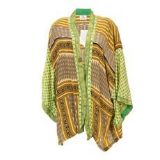 If Saris Could Talk Kimono- Citronelle Patchwork via Loft & Daughter
