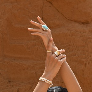 Anokhi  Turquoise Rings Silver from Loft & Daughter