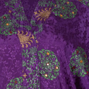 If Saris Could Talk Maxi Kimono- Royal Jacquard from Loft & Daughter