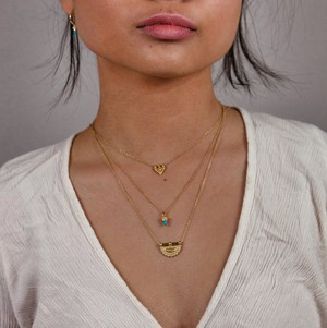 Tiny Banjara Necklace Gold from Loft & Daughter