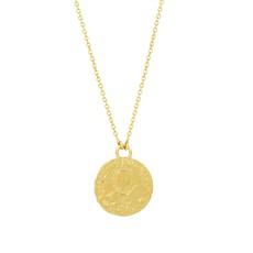 Relic Coin Pendant Gold Vermeil via Loft & Daughter