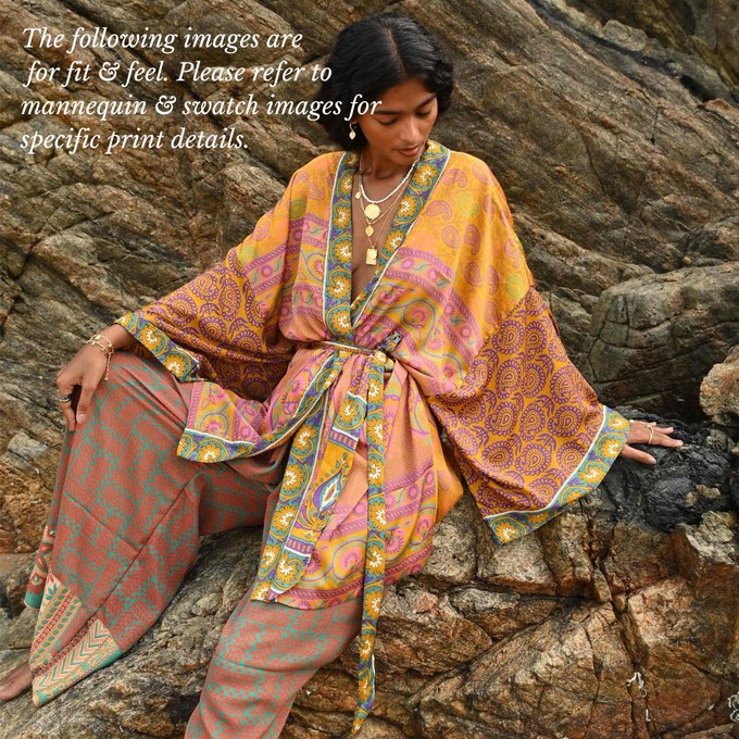 If Saris Could Talk Kimono- Desert Wanderer from Loft & Daughter