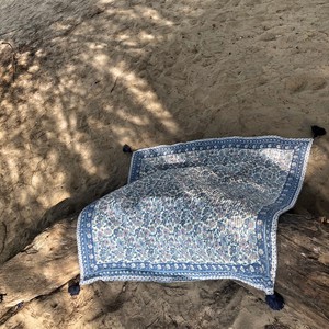 Wanderlust Picnic Blanket- Blue -Outlet from Loft & Daughter