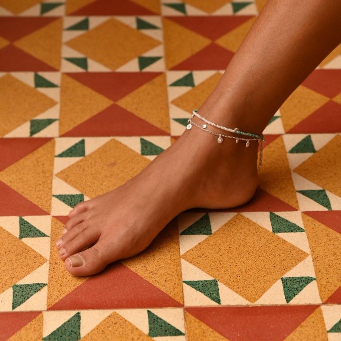 Bopa Coin Anklet Silver - Outlet from Loft & Daughter