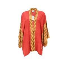 If Saris Could Talk Kimono- Golden Sunset via Loft & Daughter