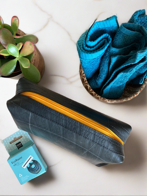 Upcycled Inner Tube Wash Bag from Lost in Samsara