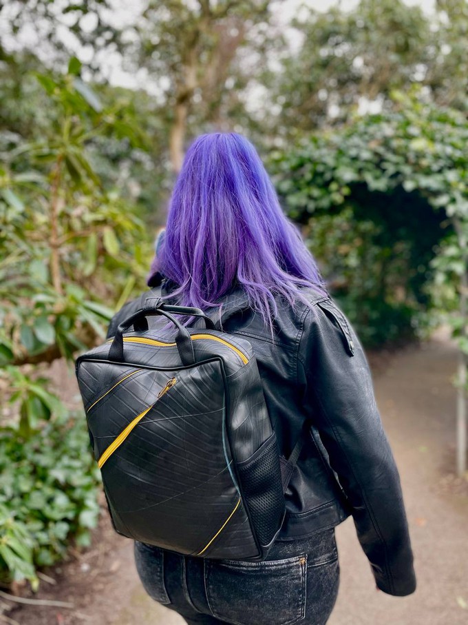 Recycled inner tube Portobello Backpack from Lost in Samsara