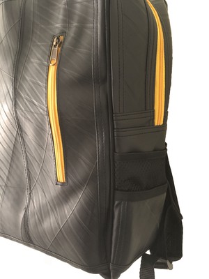 Upcycled inner tube Hackney Backpack from Lost in Samsara