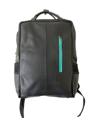 Upcycled inner tube Hackney Backpack from Lost in Samsara