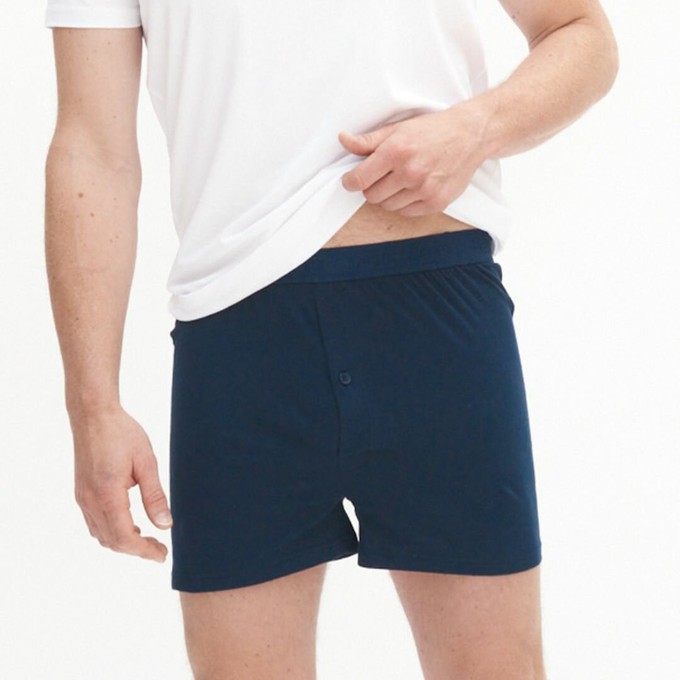 Boxershorts biologisch katoen Ethan 2-pack - navy from Lotika