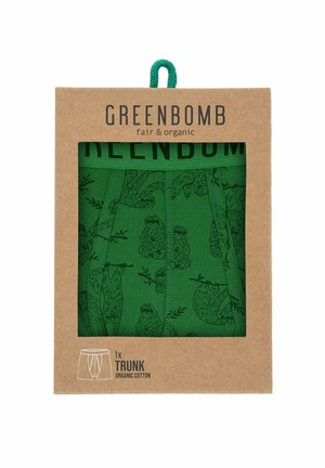 Greenbomb boxershort luiaards - groen from Lotika