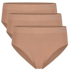 Bamboe slips naadloos Belle 3-pack - almond via Lotika