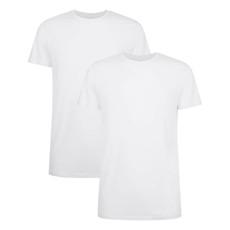 Bamboe T-Shirts ronde hals Ruben 2-pack – Wit via Lotika