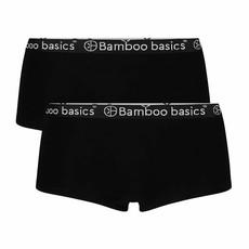 Bamboe hipsters Iris 2-pack - zwart via Lotika