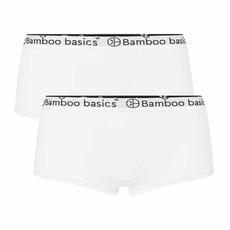 Bamboe Hipsters Iris 2-pack - wit via Lotika