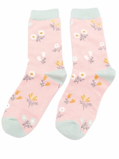 Bamboe sokken cadeaudoos dames - Dainty floral from Lotika