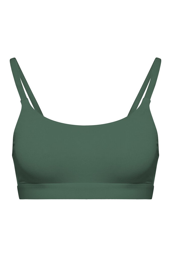 Tranquillo bralette Tencel - dark green maat L from Lotika