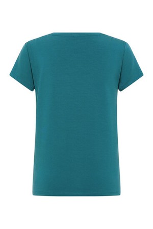 Tranquillo dames T-shirt Tencel - bermuda blue from Lotika