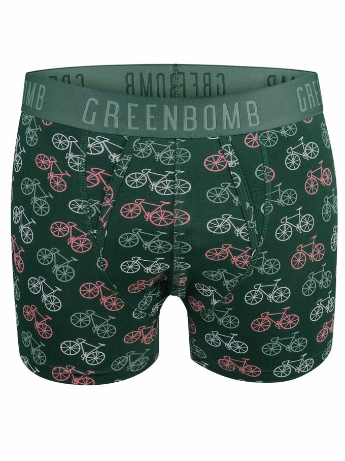 Greenbomb boxershort bike big - groen from Lotika