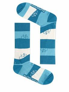 Greenbomb heren sokken bike desert - blauw via Lotika