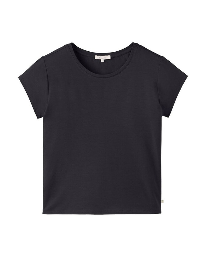 Tranquillo dames T-shirt Tencel - zwart from Lotika